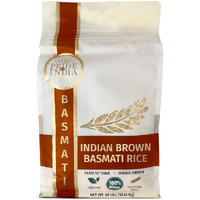 Extra Long Brown Basmati Rice 40 LBS