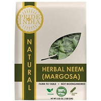 Pride Of India - Natural Neem/Margosa Herb, 100 gm Whole Leaf