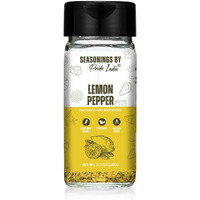 Pride of India Lemon Chili Pepper 2.3 oz (65 gm) w/ Convenient Dual Sifter Cap Spicy Citrusy Taste | Used for Grilling Sauteing Dressing Marinades | Vegan Gluten Free by