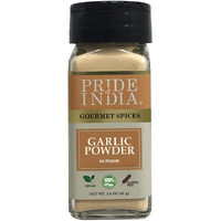 Pride of India ??? Garlic Fine Ground ??? Gourmet & Culinary Grade ??? Classic Seasoning to Pasta/Sauces/Dips/Bakes ??? Easy to Use ??? 3 Oz. Small Dual Sifter Bottle