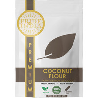 Coconut Flour by Pride of India ??? Gluten-Free Substitute for All-Purpose Flour ??? Ideal for Keto & Paleo Baking ??? Vegan & Rich in Fiber ??? Available in 8 oz. Resealable Pouch for Freshness