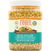 Pride Of India - Indian Split Yellow Chickpea Lentils - Protein & Fiber Rich Chana Dal