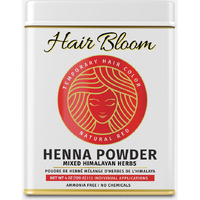 Hair Bloom Natural Red Hair Color- Henna w/ Mixed Himalayan Herbs Hair Color Powder- 12 Individual Sachets (10 gm each)- Reusable Brush & Tray Included by Pride of India