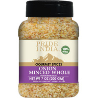 Pride of India ??? Onion Minced Whole ??? Gourmet Spice for Cooking ??? Pantry Essential ??? Adds Flavor to Sauces/Dips/Rubs/Marinades ??? Easy to Use