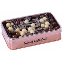 ??ekerci Cafer Erol Coffee Bean Dragee Bronze Tin Box, 300 g