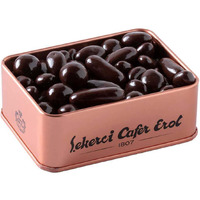 ??ekerci Cafer Erol Dark Chocolate Covered Dragee - Bronze Tin Box, 150 g