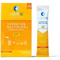 Liquid I.V. Hydration Multiplier+ Immune Support Electrolyte Powder Packet Drink Mix;  Tangerine;  6 Ct