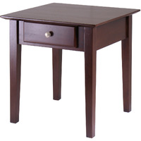 Rochester End Table with one Drawer; Shaker