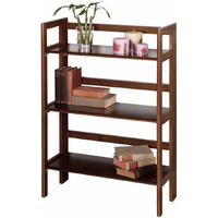 Terry Folding Bookcase Walnut