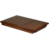 Alden Lap Desk; Flip Top with Drawer; Foldable Legs