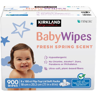 Kirkland Signature Scented Baby Wipes, 900-count