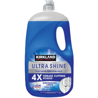 Kirkland Signature Ultra Shine Liquid Dish Soap, Fresh, 90 fl. oz.