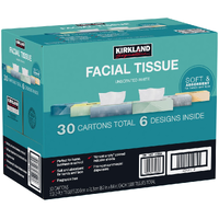 Kirkland Signature Facial Tissue, 2-Ply, 110-count, 30-pack