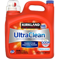 Kirkland Signature Ultra Clean HE Liquid Laundry Detergent, 146 loads, 194 fl oz