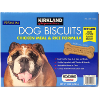 Kirkland Signature Chicken Meal & Rice Formula Dog Biscuits, 15 lbs