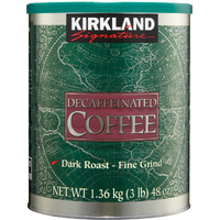 Kirkland Signature Decaffeinated Coffee, Dark Roast, 3 lbs