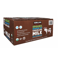 Kirkland Signature, Organic Reduced Fat Chocolate Milk, 8.25 fl oz, 24-Count