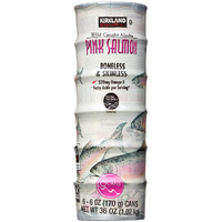 Kirkland Signature, Wild Alaskan Pink Salmon, 6 oz, 6-Count