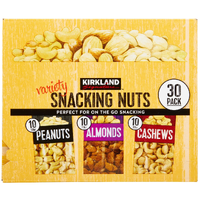 Kirkland Signature Snacking Nuts, Variety Pack, 1.6 oz, 30-count