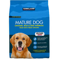 Kirkland Signature Mature Formula Chicken, Rice and Egg Dog Food 40 lb.