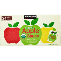 Kirkland Signature, Organic Applesauce, 3.17 oz, 24-Count