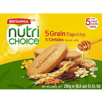 Britannia Nutri Choice 5 Grain - 250 Gm (8.8 Oz)