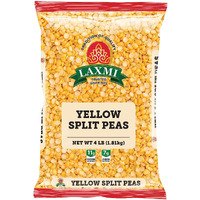 Laxmi Yello Split Peas - 4 Lb (1.81 Kg)