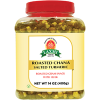 Laxmi Roasted Chana Salted Turmeric ith Husk - 400 Gm (14 Oz)