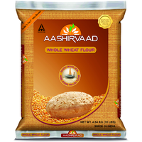 Aashirvaad Whole Wheat Atta Flour - 10 Lb (4.5 Kg)