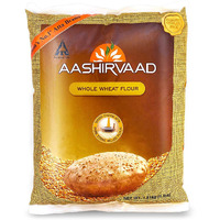 Aashirvaad Whole Wheat Flour - 4 Lb (1.81 Kg)