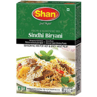 Shan Sindhi Biryani Recipe Seasoning Mix - 60 Gm (2.1 Oz)