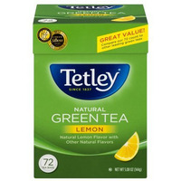 Tetley Green Tea Lemon 72 Bags - 5 Oz (148 Ml)