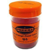 Preema Deep Orange Food Color Poder - 25 Gm (0.88 Oz)