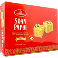 Haldiram's Soan Papdi Desi Ghee - 500 Gm (1.1 Lb)