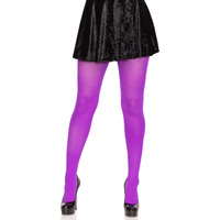 Leg Avenue Womens Nylon Tights, O/S, Purple