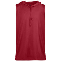 Badger B-Core Sleeveless Hooded T-Shirt M Red