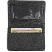 ROYCE New York Women's Coin & Card Cases, Black, One Size