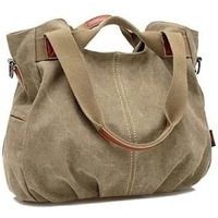 ARM CANDY Handy Natural Canvas Handbag, Juicy Pear