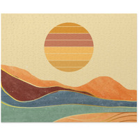 Onetify Desert Landscape Art Jigsaw Puzzle 500-Piece