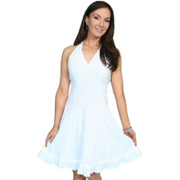 Scully Cantina Halter Dress White LG