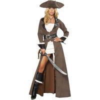 4242 - Deluxe 4pc Pirate Captain Medium