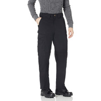 Tru-Spec Men's 24-7 Series Original Tactical Pant - Reliable Pants for Men - Ideal for Hiking, Camping, EMT, and Tactical Use - 65% Polyester, 35% Cotton - Black - 50