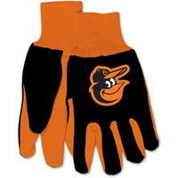 Wincraft MLB Baltimore Orioles GlovesTwo Tone Style Youth Size Gloves, Team Colors, One Size