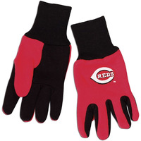 MLB Cincinnati Reds GlovesTwo Tone Style Youth Size Gloves, Team Colors, One Size