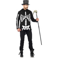 Leg Avenue Men's Costume, Black/White, Small