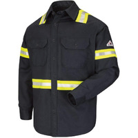 Bulwark Enhanced Visibility Uniform Shirt S Navy