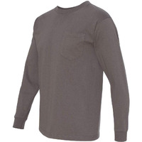 Bayside - USA-Made Long Sleeve T-Shirt with a Pocket - 8100