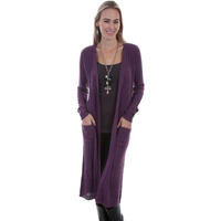 Scully Bonita Long Cardigan Iris Large