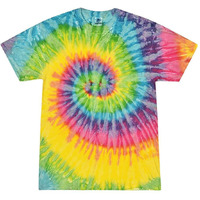 Colortone 100% Cotton Pigment Tie Dye T-Shirt for Women and Men, 3X-Large, Saturn