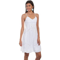 Scully Cantina Annalee Spaghetti Strap Dress White 2XL